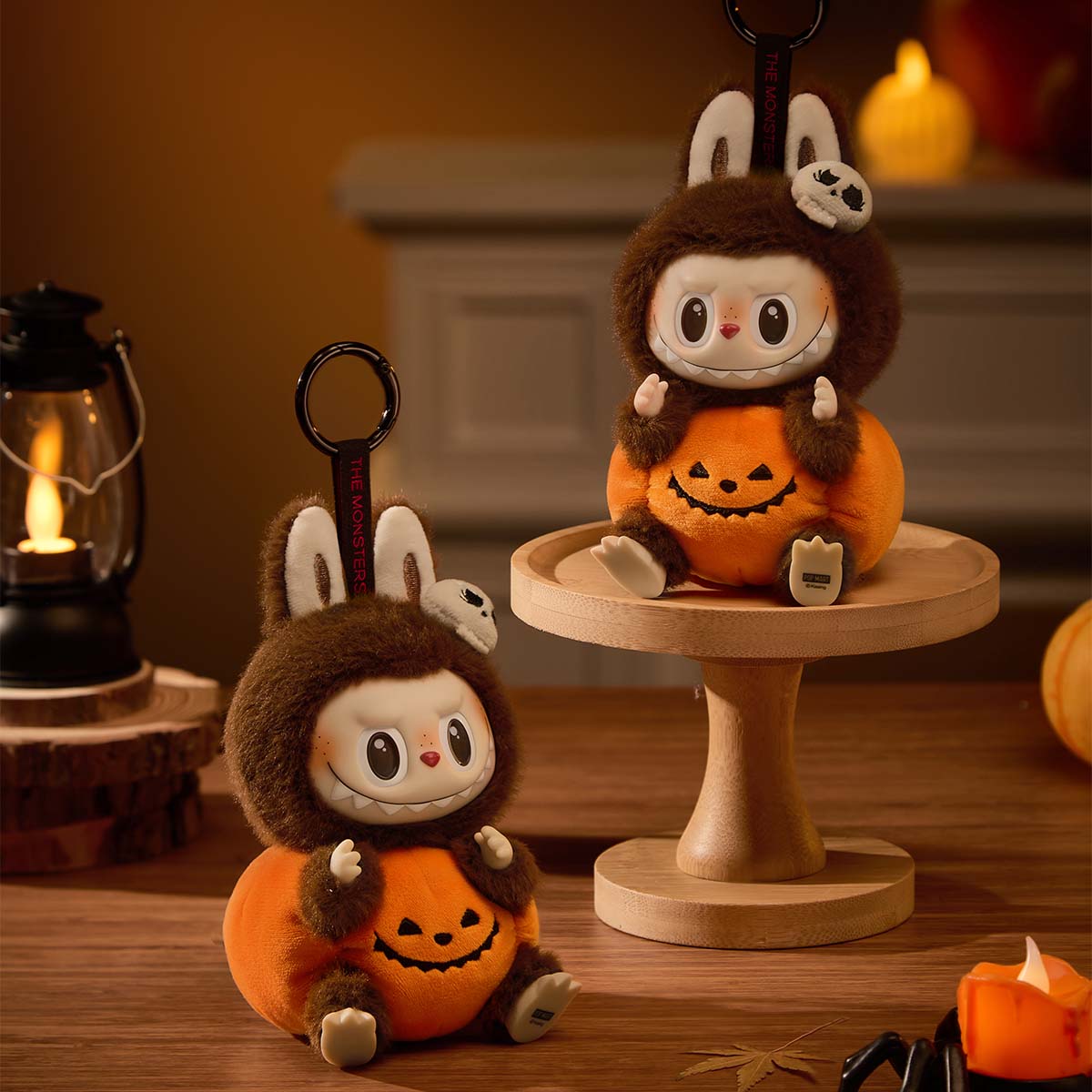Labubu sitting pumpkin series