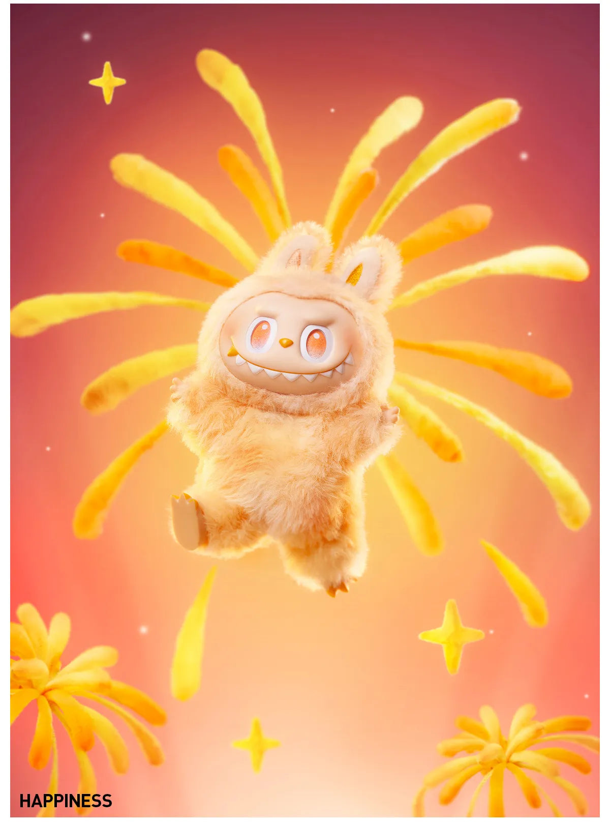 Labubu The Monsters big into energy "happiness" series