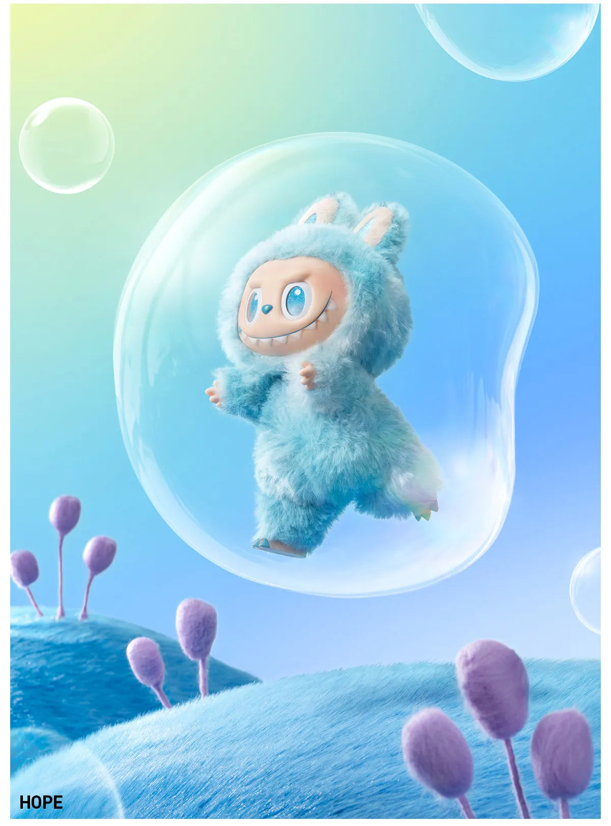 Labubu the monsters big into energy "hope" series