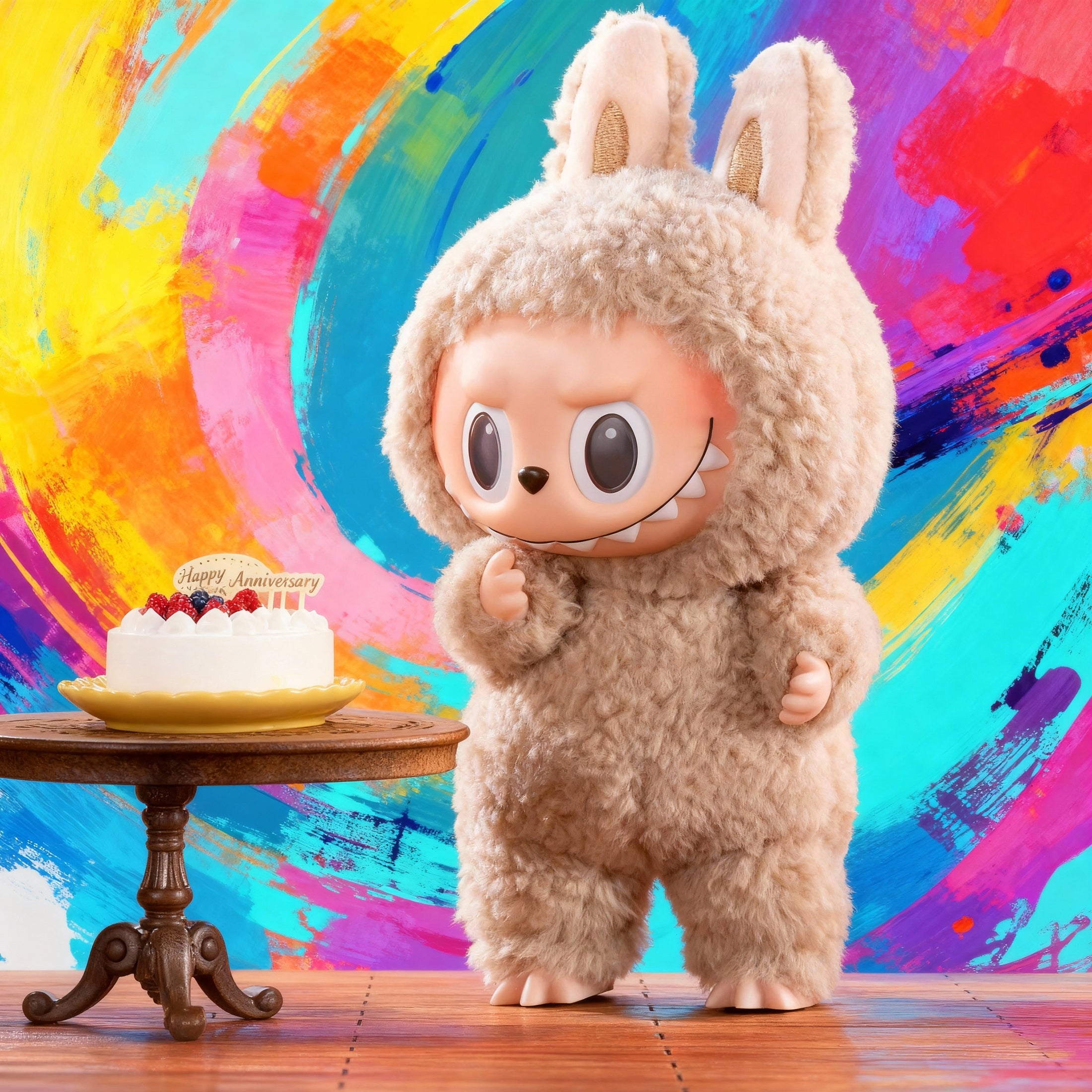 Labubu the monsters exciting macaron 