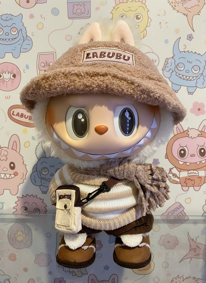 Labubu The Monsters Dress Be Latte Vinyl Plush Doll