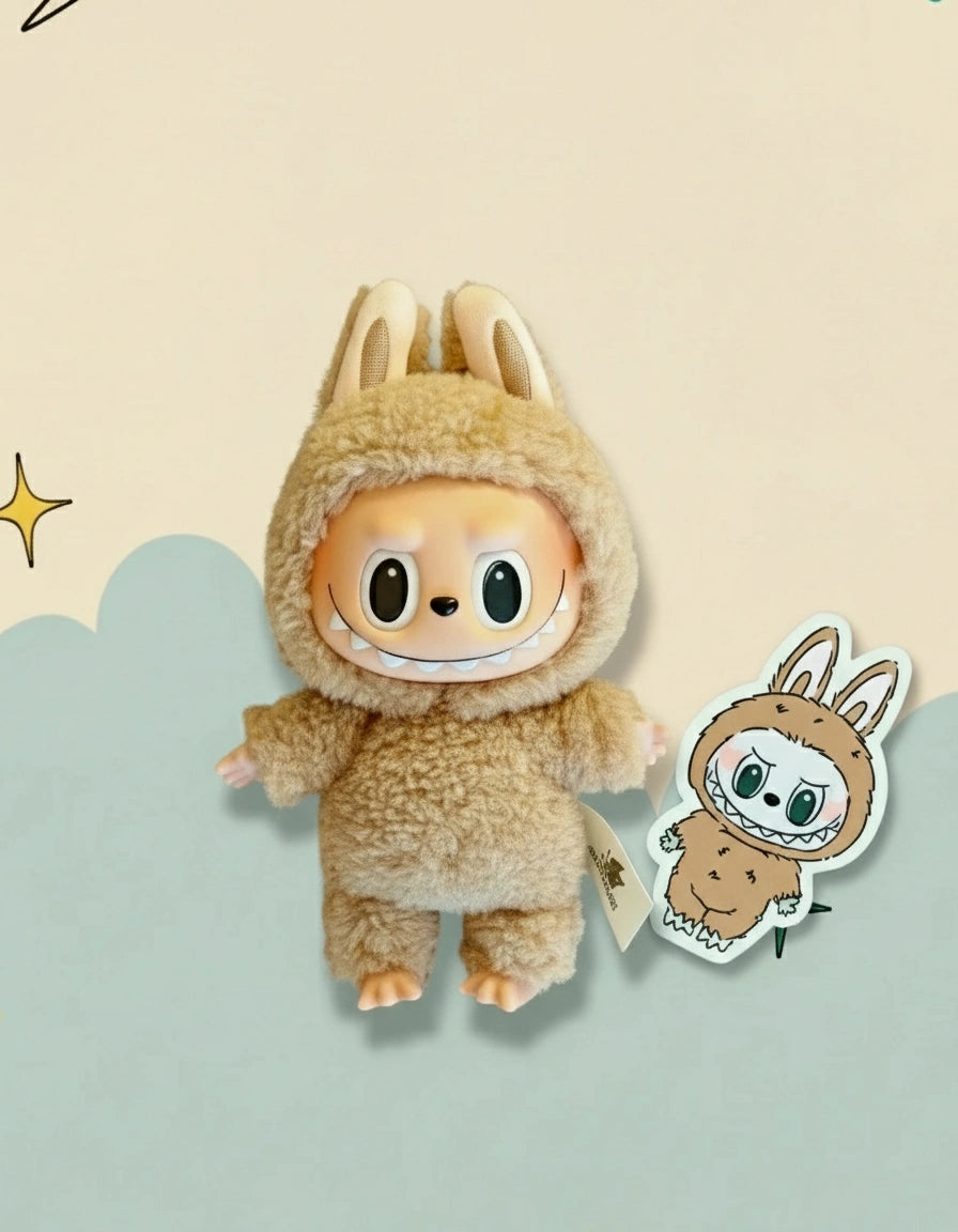 Labubu The Monsters Exciting Macaron "TOFFEE"