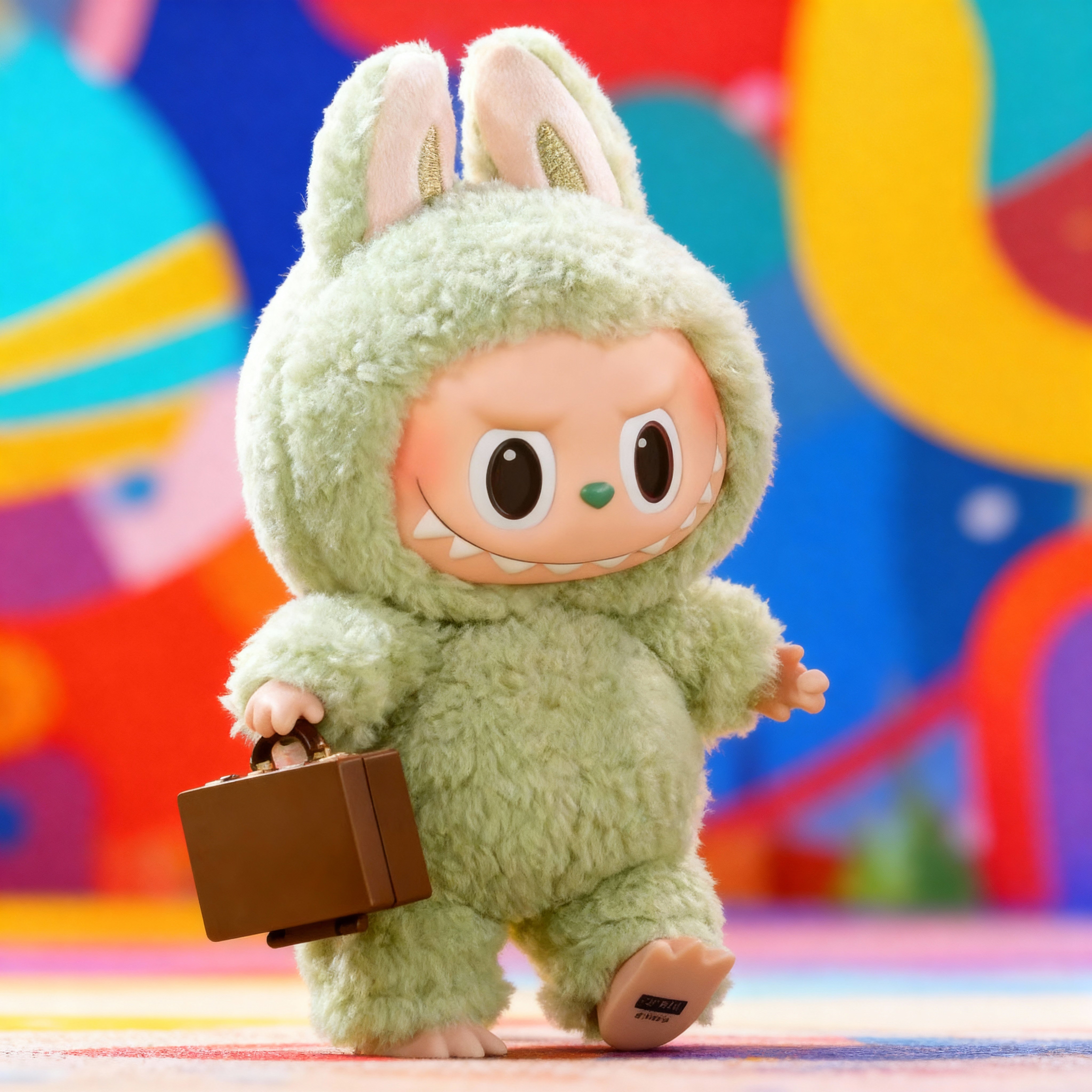 Labubu the monsters exciting macaron "green grape"