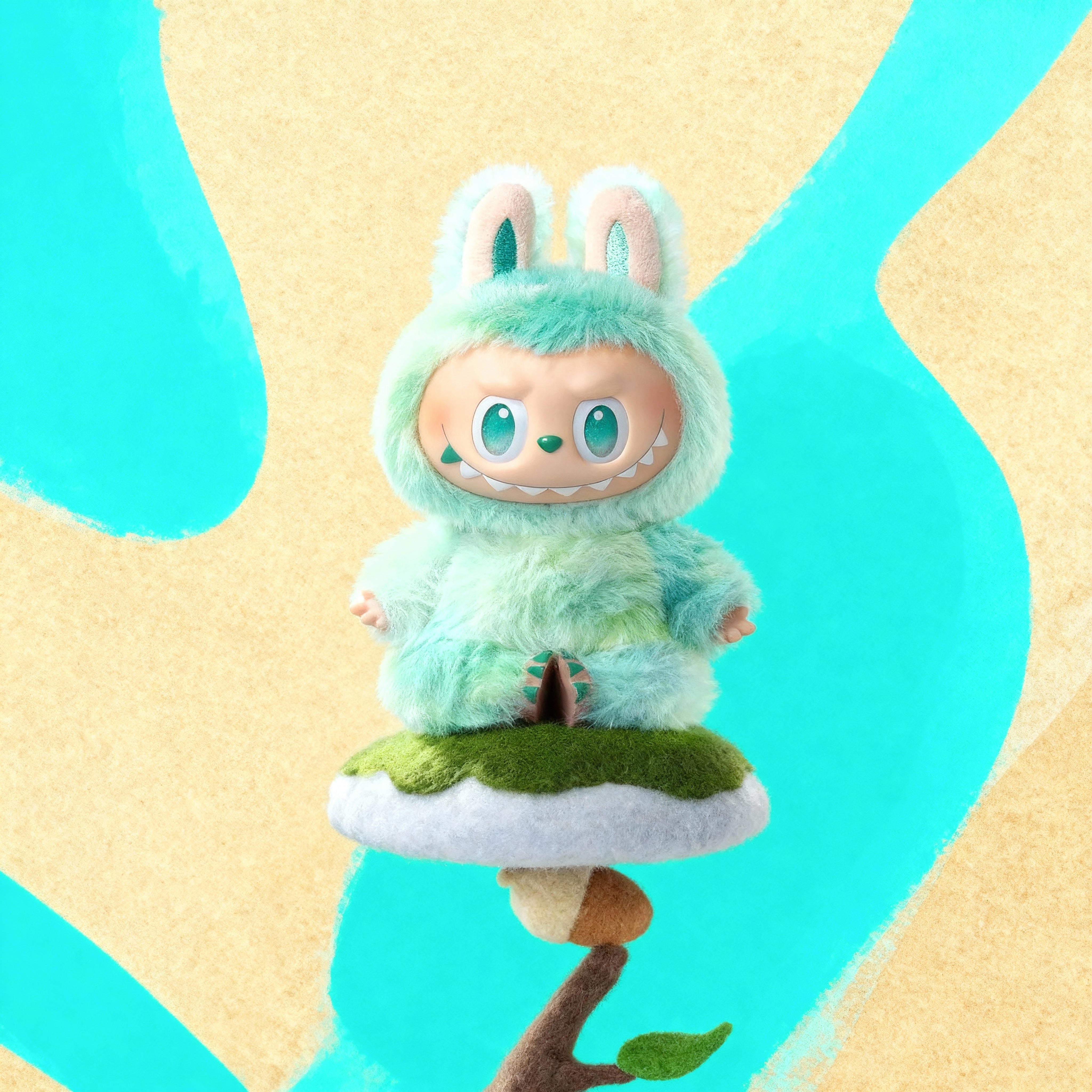 Labubu the monsters big into energy "serenity" series